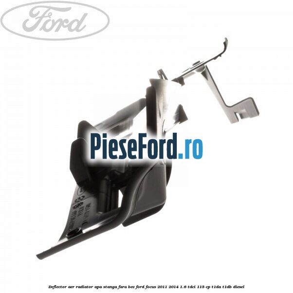 Deflector aer radiator apa stanga fara BEV Ford Focus 2011-2014 1.6 TDCi 115 cp T1DA, T1DB diesel
