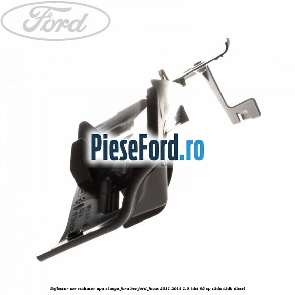 Deflector aer radiator apa stanga fara BEV Ford Focus 2011-2014 1.6 TDCi 95 cp T3DA, T3DB diesel
