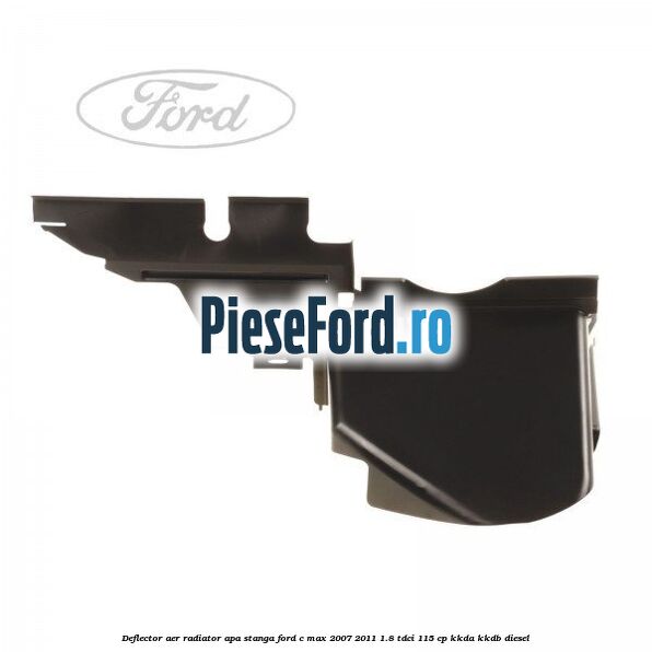 Deflector aer radiator apa stanga Ford C-Max 2007-2011 1.8 TDCi 115 cp Deflector aer radiator apa stanga Ford C-Max 2007-2011 1.8 TDCi 115 cp KKDA, KKDB diesel