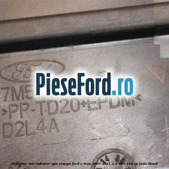 Deflector aer radiator apa stanga Ford C-Max 2007-2011 2.0 TDCi 110 cp IXDA diesel
