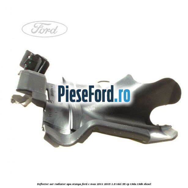 Deflector aer radiator apa stanga Ford C-Max 2011-2015 1.6 TDCi 95 cp T3DA, T3DB diesel