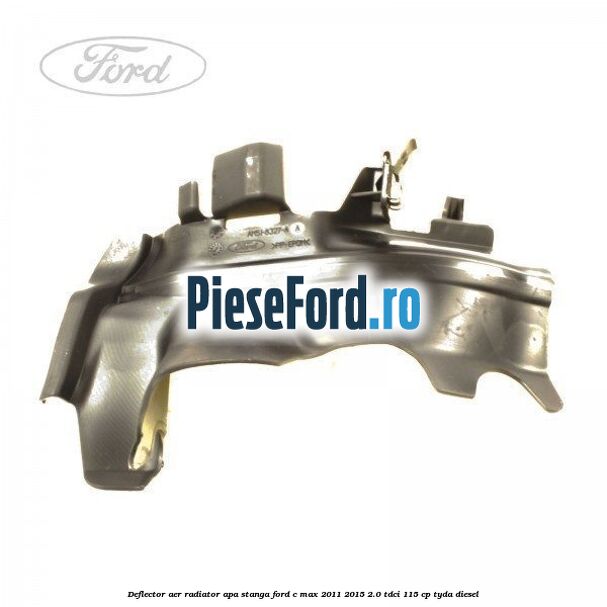 Deflector aer radiator apa stanga Ford C-Max 2011-2015 2.0 TDCi 115 cp TYDA diesel