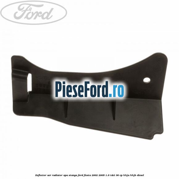 Deflector aer radiator apa stanga Ford Fiesta 2002-2005 1.6 TDCi 90 cp HHJA, HHJB diesel