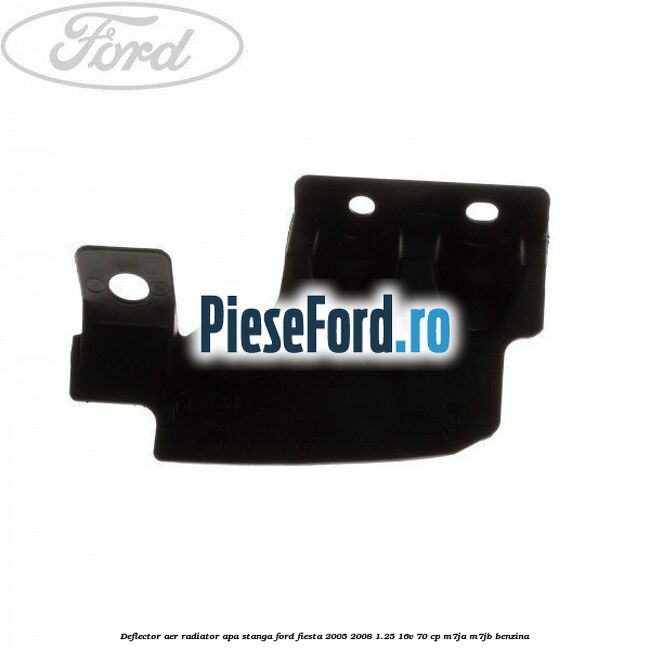 Deflector aer radiator apa stanga Ford Fiesta 2005-2008 1.25 16V 70 cp M7JA, M7JB benzina