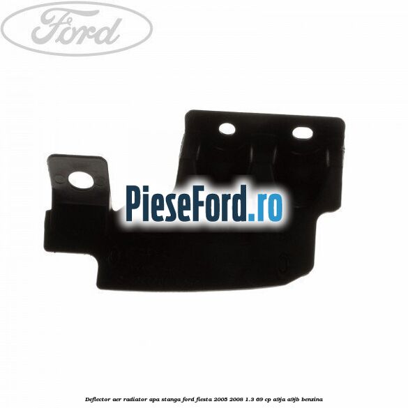 Deflector aer radiator apa stanga Ford Fiesta 2005-2008 1.3 69 cp A9JA, A9JB benzina