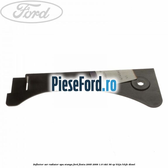 Deflector aer radiator apa stanga Ford Fiesta 2005-2008 1.6 TDCi 90 cp HHJA, HHJB diesel