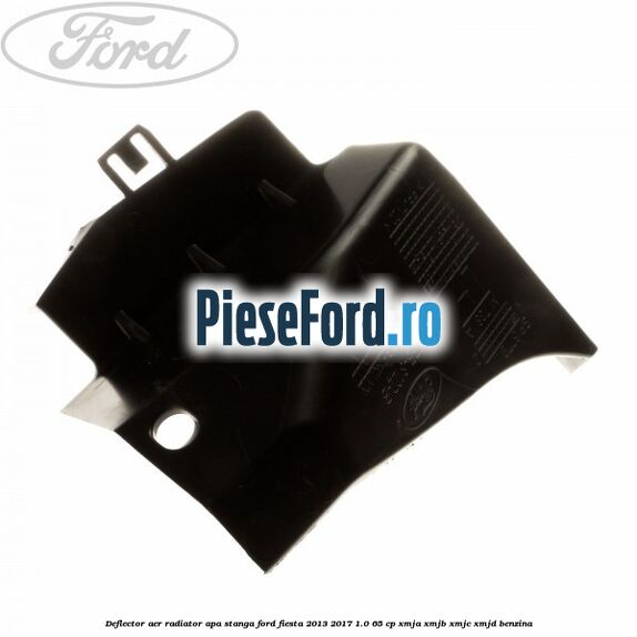 Deflector aer radiator apa stanga Ford Fiesta 2013-2017 1.0 65 cp XMJA, XMJB, XMJC, XMJD benzina