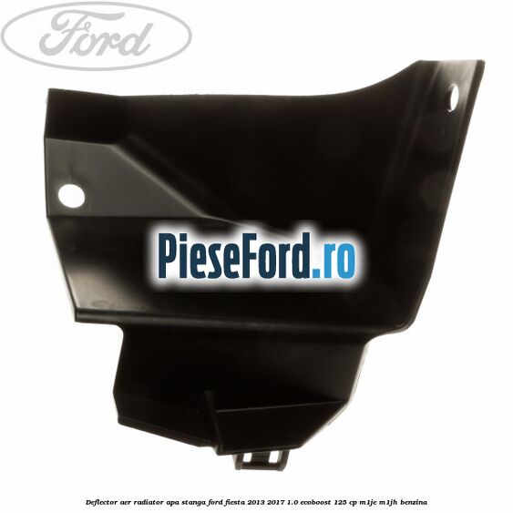 Deflector aer radiator apa stanga Ford Fiesta 2013-2017 1.0 EcoBoost 125 cp M1JE, M1JH benzina