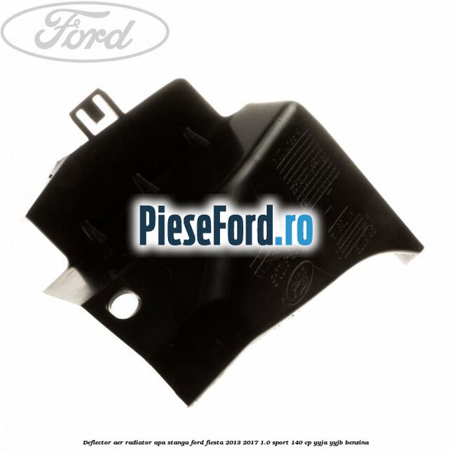 Deflector aer radiator apa stanga Ford Fiesta 2013-2017 1.0 Sport 140 cp YYJA, YYJB benzina