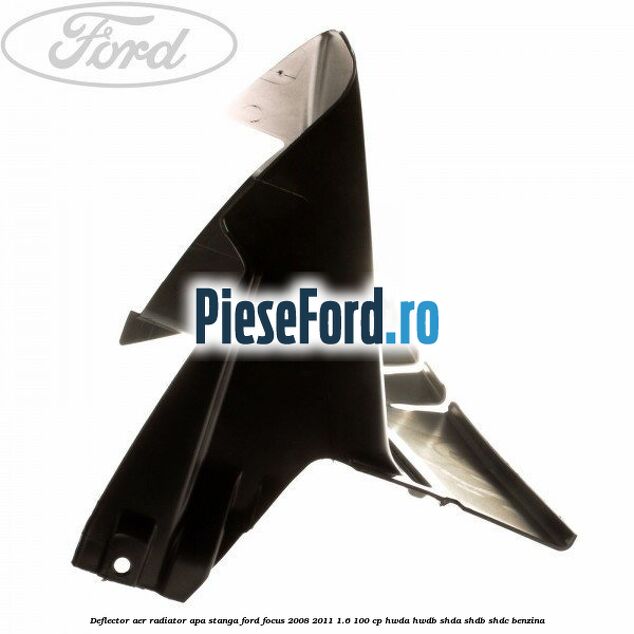 Deflector aer radiator apa stanga Ford Focus 2008-2011 1.6 100 cp HWDA, HWDB, SHDA, SHDB, SHDC benzina