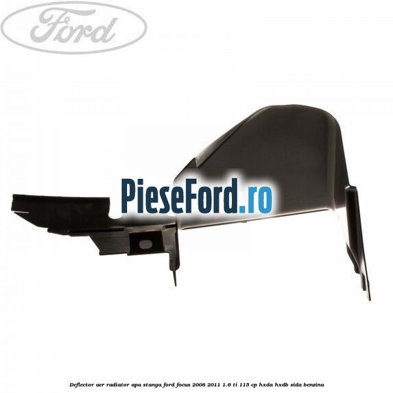 Deflector aer radiator apa stanga Ford Focus 2008-2011 1.6 Ti 115 cp HXDA, HXDB, SIDA benzina