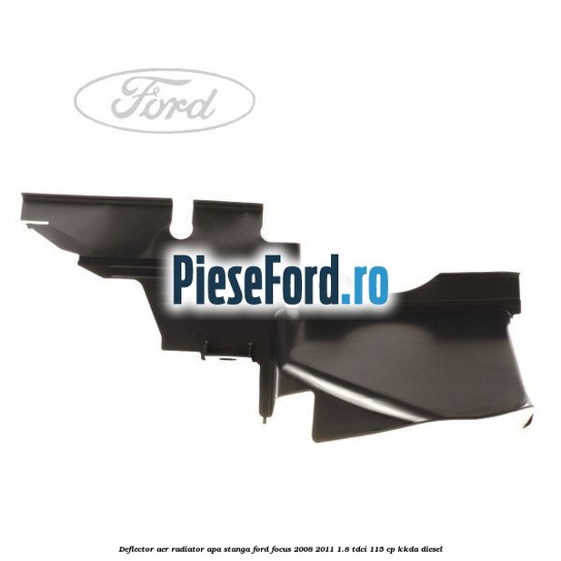 Deflector aer radiator apa stanga Ford Focus 2008-2011 1.8 TDCi 115 cp Deflector aer radiator apa stanga Ford Focus 2008-2011 1.8 TDCi 115 cp KKDA diesel