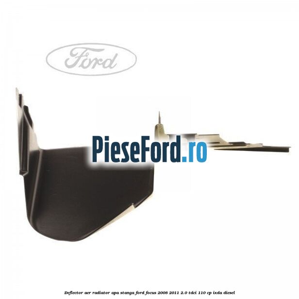 Deflector aer radiator apa stanga Ford Focus 2008-2011 2.0 TDCi 110 cp
