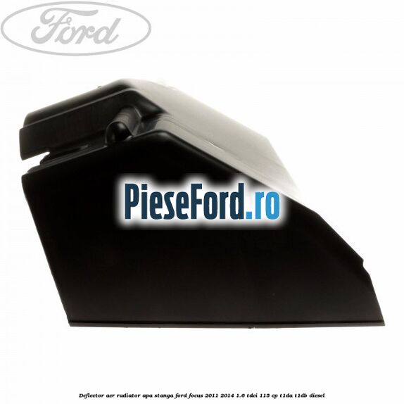 Deflector aer radiator apa stanga Ford Focus 2011-2014 1.6 TDCi 115 cp T1DA, T1DB diesel