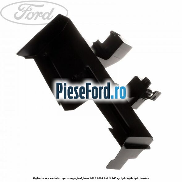 Deflector aer radiator apa stanga Ford Focus 2011-2014 1.6 Ti 105 cp IQDA, IQDB, IQDC benzina