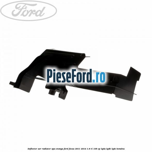 Deflector aer radiator apa stanga Ford Focus 2011-2014 1.6 Ti 105 cp IQDA, IQDB, IQDC benzina