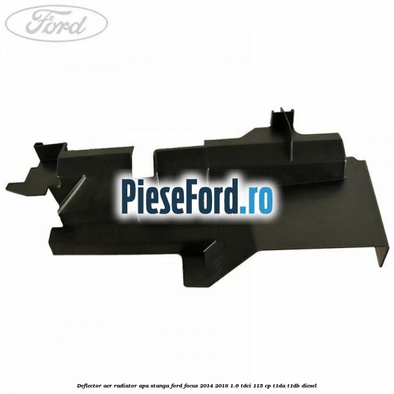 Deflector aer radiator apa stanga Ford Focus 2014-2018 1.6 TDCi 115 cp T1DA, T1DB diesel