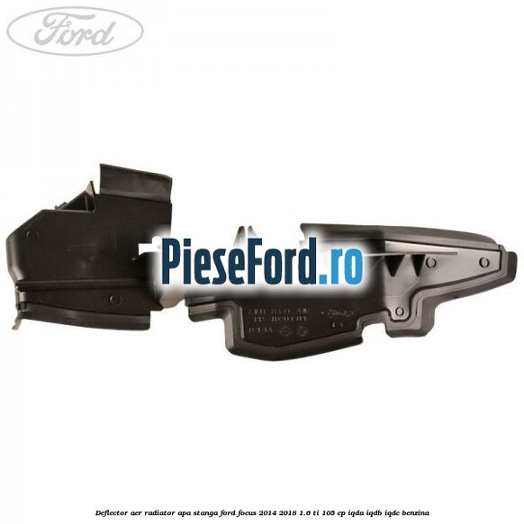 Deflector aer radiator apa stanga Ford Focus 2014-2018 1.6 Ti 105 cp IQDA, IQDB, IQDC benzina