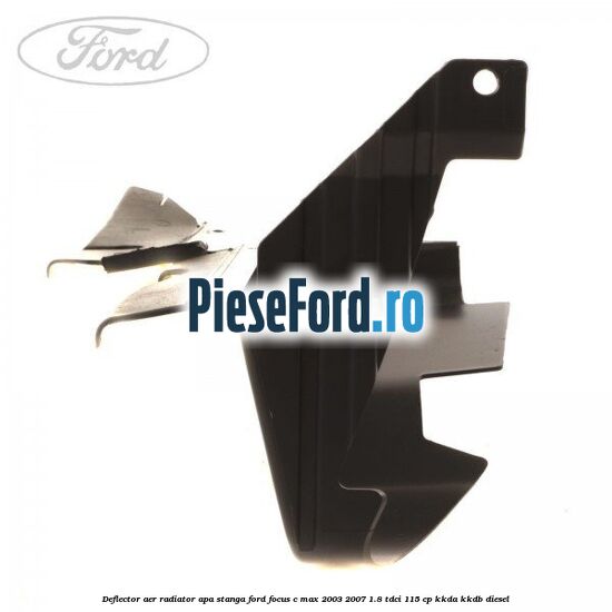 Deflector aer radiator apa stanga Ford Focus C-Max 2003-2007 1.8 TDCi 115 cp KKDA, KKDB diesel