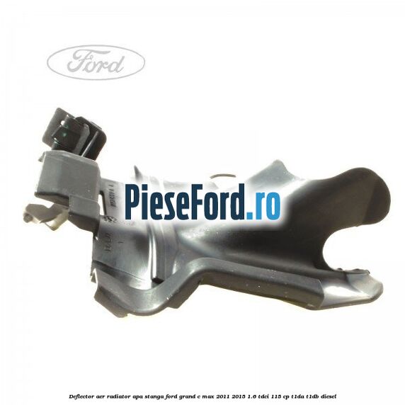 Deflector aer radiator apa stanga Ford Grand C-Max 2011-2015 1.6 TDCi 115 cp T1DA, T1DB diesel