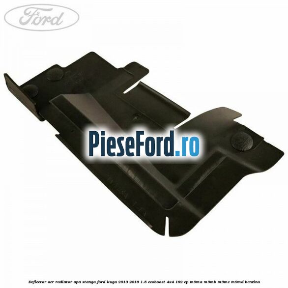 Deflector aer radiator apa stanga Ford Kuga 2013-2016 1.5 EcoBoost 4x4 182 cp M9MA, M9MB, M9MC, M9MD benzina
