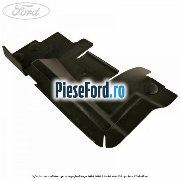 Deflector aer radiator apa stanga Ford Kuga 2013-2016 2.0 TDCi 4x4 150 cp T7MA, T7MB diesel