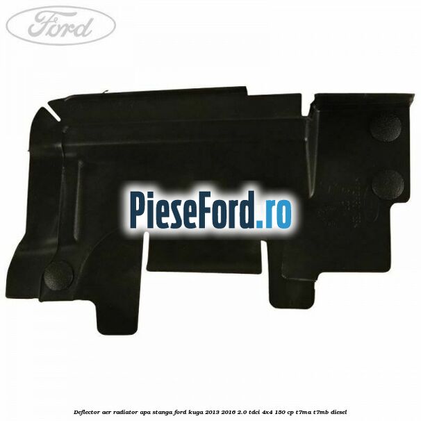 Deflector aer radiator apa stanga Ford Kuga 2013-2016 2.0 TDCi 4x4 150 cp T7MA, T7MB diesel