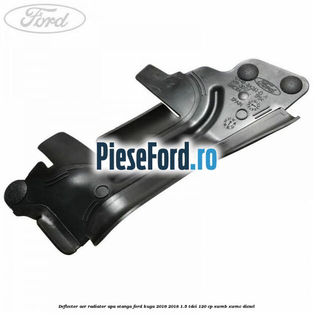 Deflector aer radiator apa stanga Ford Kuga 2016-2018 1.5 TDCi 120 cp XWMB, XWMC diesel