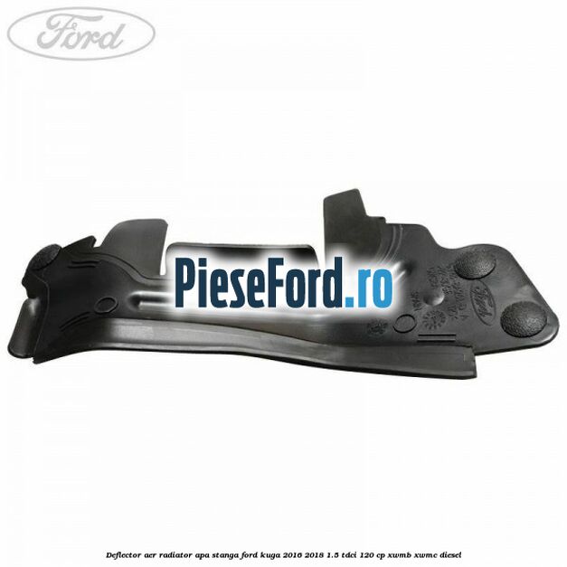 Deflector aer radiator apa stanga Ford Kuga 2016-2018 1.5 TDCi 120 cp XWMB, XWMC diesel