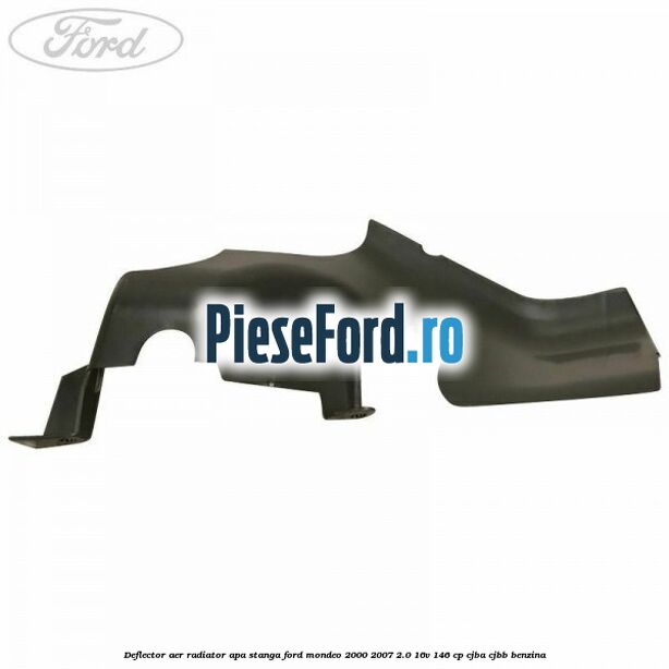 Deflector aer radiator apa stanga Ford Mondeo 2000-2007 2.0 16V 146 cp CJBA, CJBB benzina