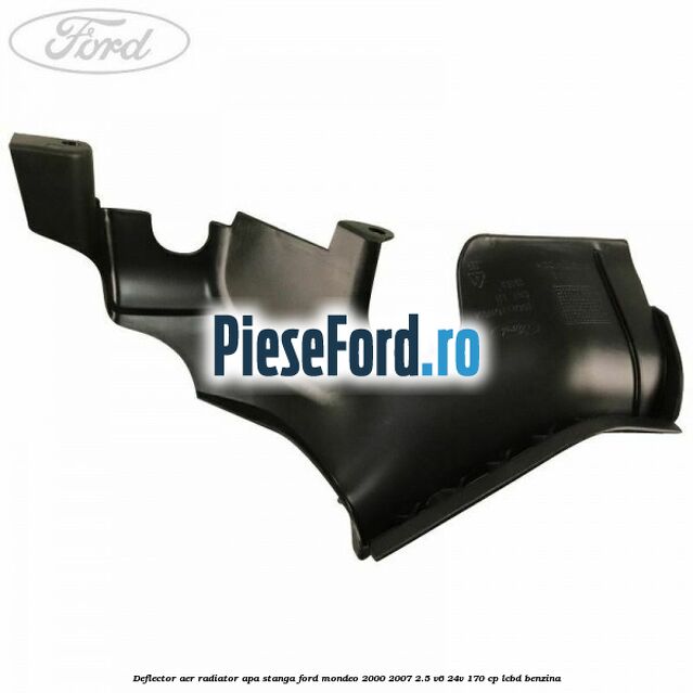 Deflector aer radiator apa stanga Ford Mondeo 2000-2007 2.5 V6 24V 170 cp LCBD benzina