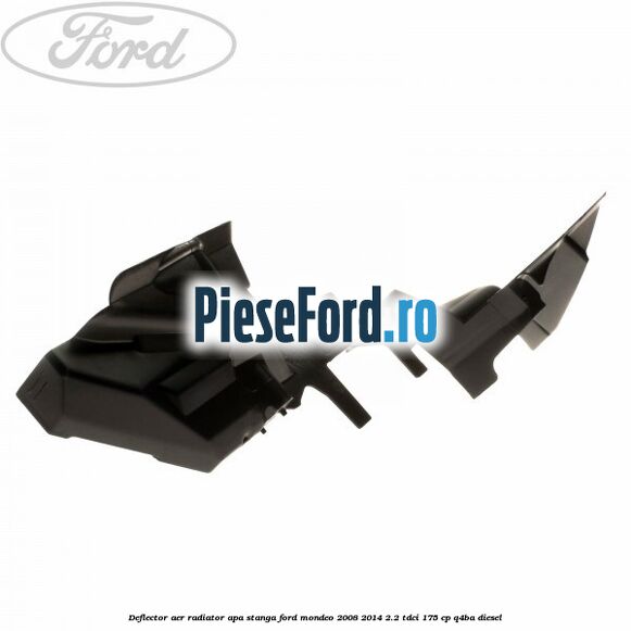 Deflector aer radiator apa stanga Ford Mondeo 2008-2014 2.2 TDCi 175 cp Q4BA diesel