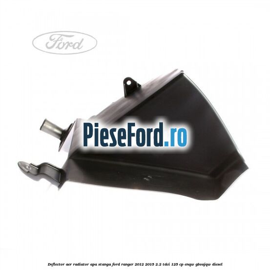 Deflector aer radiator apa stanga Ford Ranger 2012-2015 2.2 TDCi 125 cp ENQW, GBVAJQW diesel