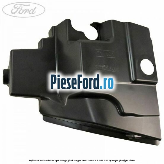 Deflector aer radiator apa stanga Ford Ranger 2012-2015 2.2 TDCi 125 cp ENQW, GBVAJQW diesel