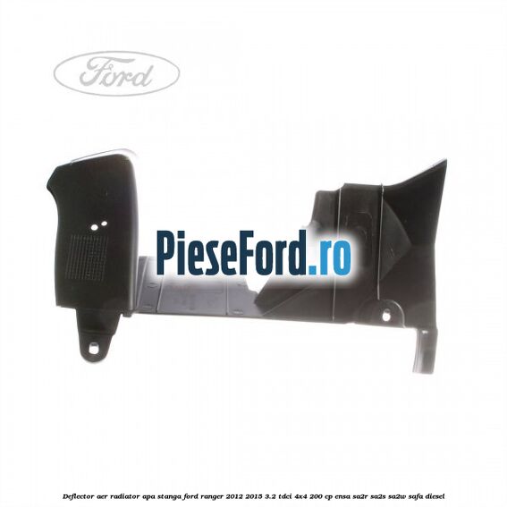 Deflector aer radiator apa stanga Ford Ranger 2012-2015 3.2 TDCi 4x4 200 cp ENSA, SA2R, SA2S, SA2W, SAFA diesel
