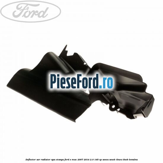 Deflector aer radiator apa stanga Ford S-Max 2007-2014 2.0 145 cp AOWA, AOWB, TBWA, TBWB benzina
