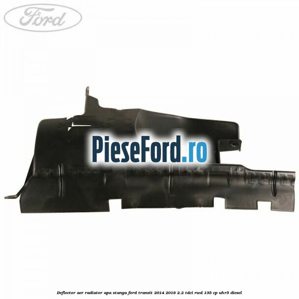 Deflector aer radiator apa stanga Ford Transit 2014-2018 2.2 TDCi RWD 135 cp UHR5 diesel