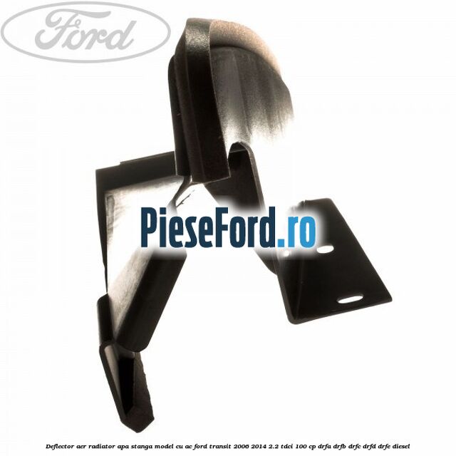 Deflector aer radiator apa stanga model cu AC Ford Transit 2006-2014 2.2 TDCi 100 cp DRFA, DRFB, DRFC, DRFD, DRFE diesel