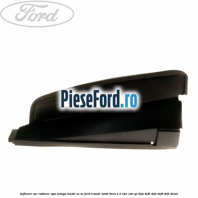 Deflector aer radiator apa stanga model cu AC Ford Transit 2006-2014 2.2 TDCi 100 cp DRFA, DRFB, DRFC, DRFD, DRFE diesel