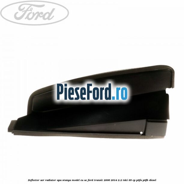 Deflector aer radiator apa stanga model cu AC Ford Transit 2006-2014 2.2 TDCi 85 cp P8FA, P8FB diesel
