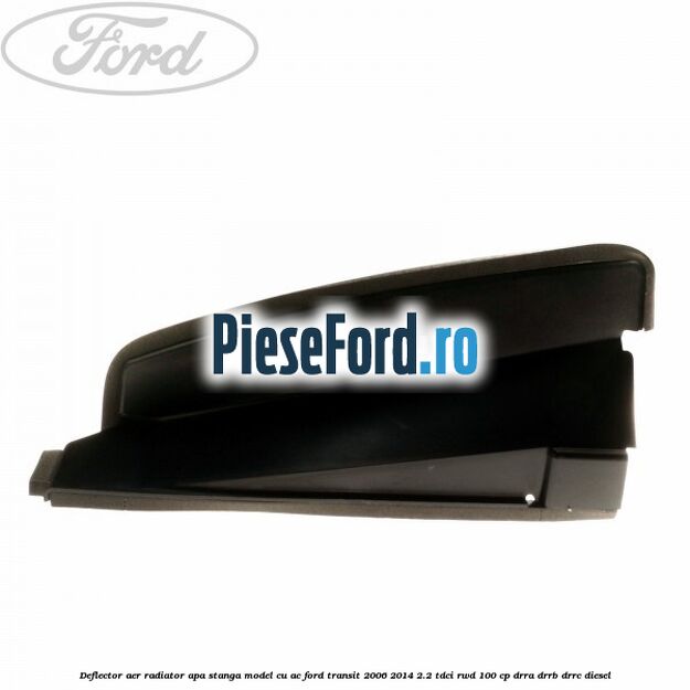 Deflector aer radiator apa stanga model cu AC Ford Transit 2006-2014 2.2 TDCi RWD 100 cp DRRA, DRRB, DRRC diesel