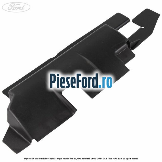 Deflector aer radiator apa stanga model cu AC Ford Transit 2006-2014 2.2 TDCi RWD 125 cp Deflector aer radiator apa stanga model cu AC Ford Transit 2006-2014 2.2 TDCi RWD 125 cp CYRA diesel