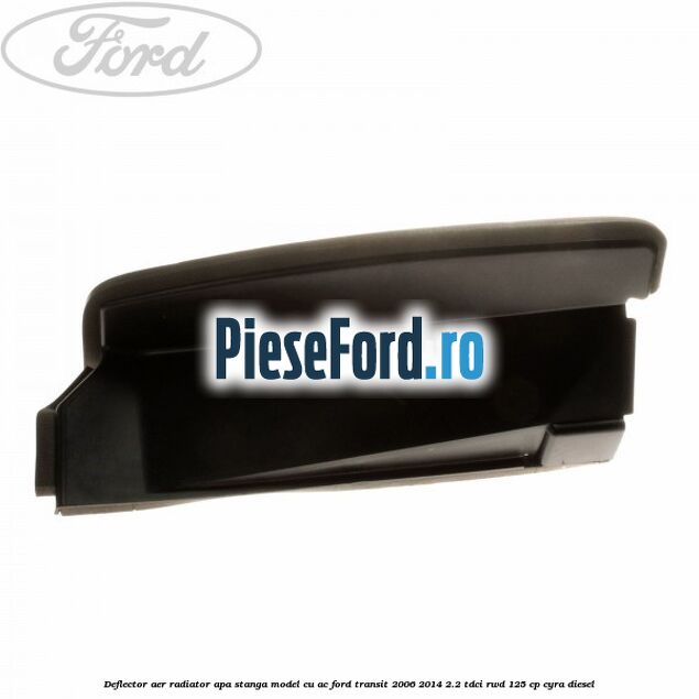 Deflector aer radiator apa stanga model cu AC Ford Transit 2006-2014 2.2 TDCi RWD 125 cp CYRA diesel
