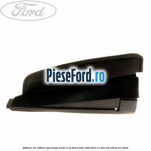 Deflector aer radiator apa stanga model cu AC Ford Transit 2006-2014 2.2 TDCi RWD 155 cp Deflector aer radiator apa stanga model cu AC Ford Transit 2006-2014 2.2 TDCi RWD 155 cp CVRC diesel