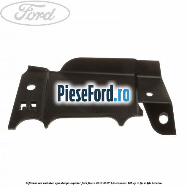 Deflector aer radiator apa stanga superior Ford Fiesta 2013-2017 1.0 EcoBoost 125 cp M1JE, M1JH benzina