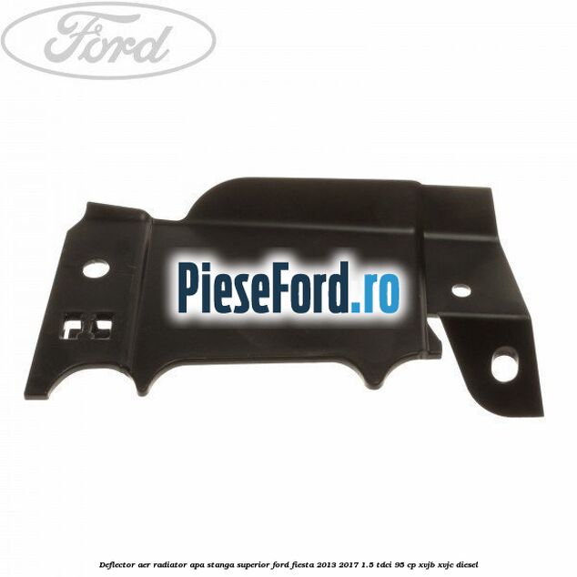 Deflector aer radiator apa stanga superior Ford Fiesta 2013-2017 1.5 TDCi 95 cp XVJB, XVJC diesel