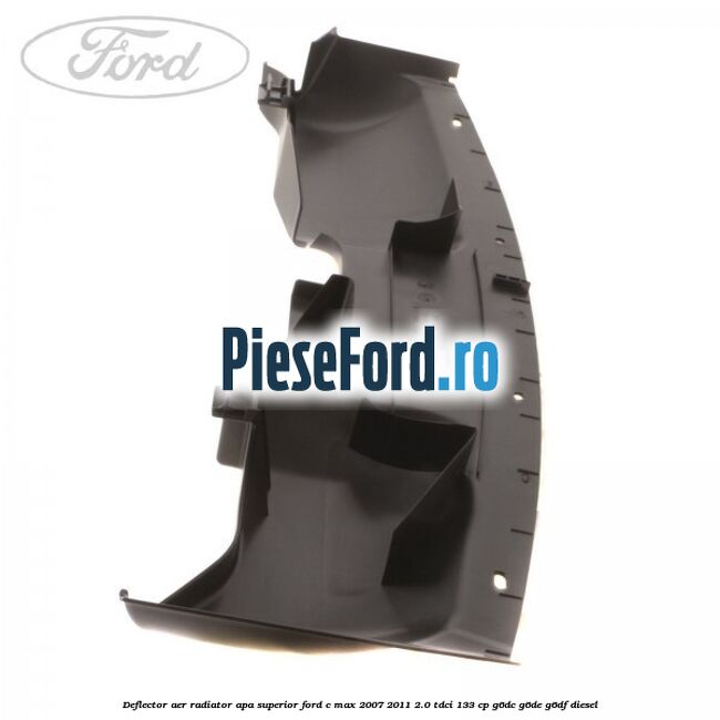 Deflector aer radiator apa superior Ford C-Max 2007-2011 2.0 TDCi 133 cp G6DC, G6DE, G6DF diesel