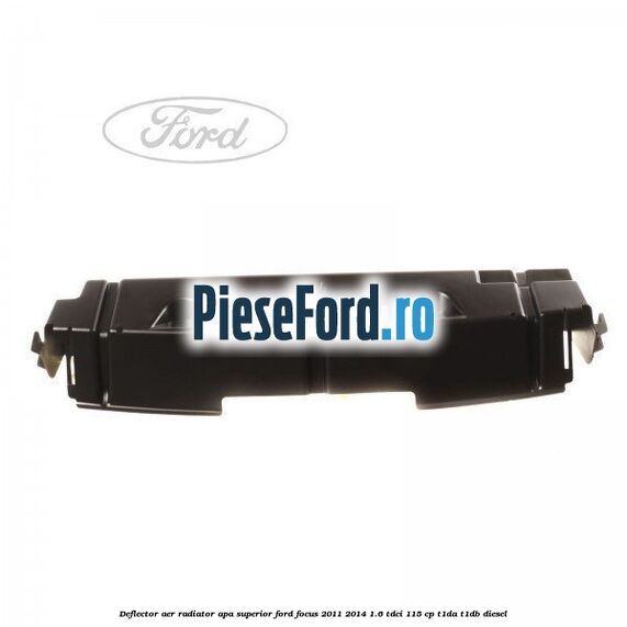 Deflector aer radiator apa superior Ford Focus 2011-2014 1.6 TDCi 115 cp T1DA, T1DB diesel