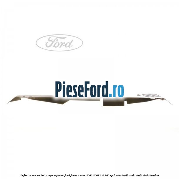 Deflector aer radiator apa, superior Ford Focus C-Max 2003-2007 1.6 100 cp HWDA, HWDB, SHDA, SHDB, SHDC benzina