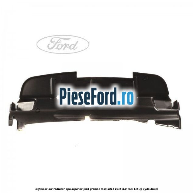 Deflector aer radiator apa superior Ford Grand C-Max 2011-2015 2.0 TDCi 115 cp TYDA diesel